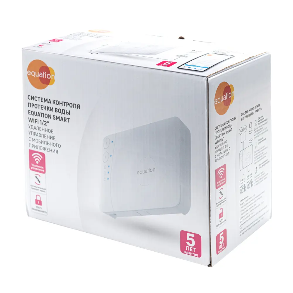 Система контроля протечки воды Equation Smart Wi-Fi с автономным питанием 89337468 STLM-1326844