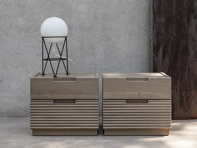 Тумбочка из массива дерева с ящиками Devina Nais Ноль.16 ARCH-00145217