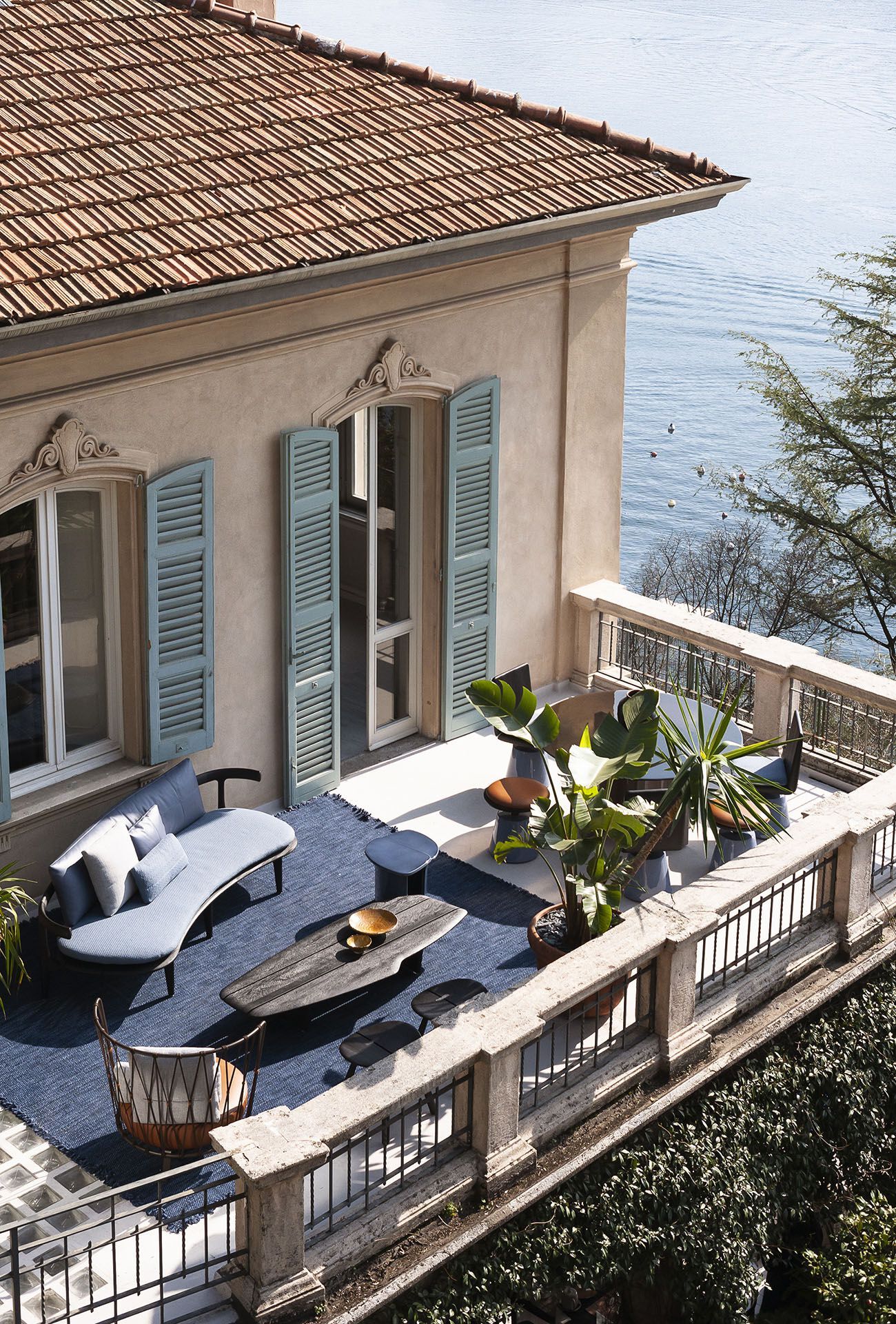 Напольный ковер из полиэтилена ручной работы Baxter LHASA ARCH-00030431 - Вид №1