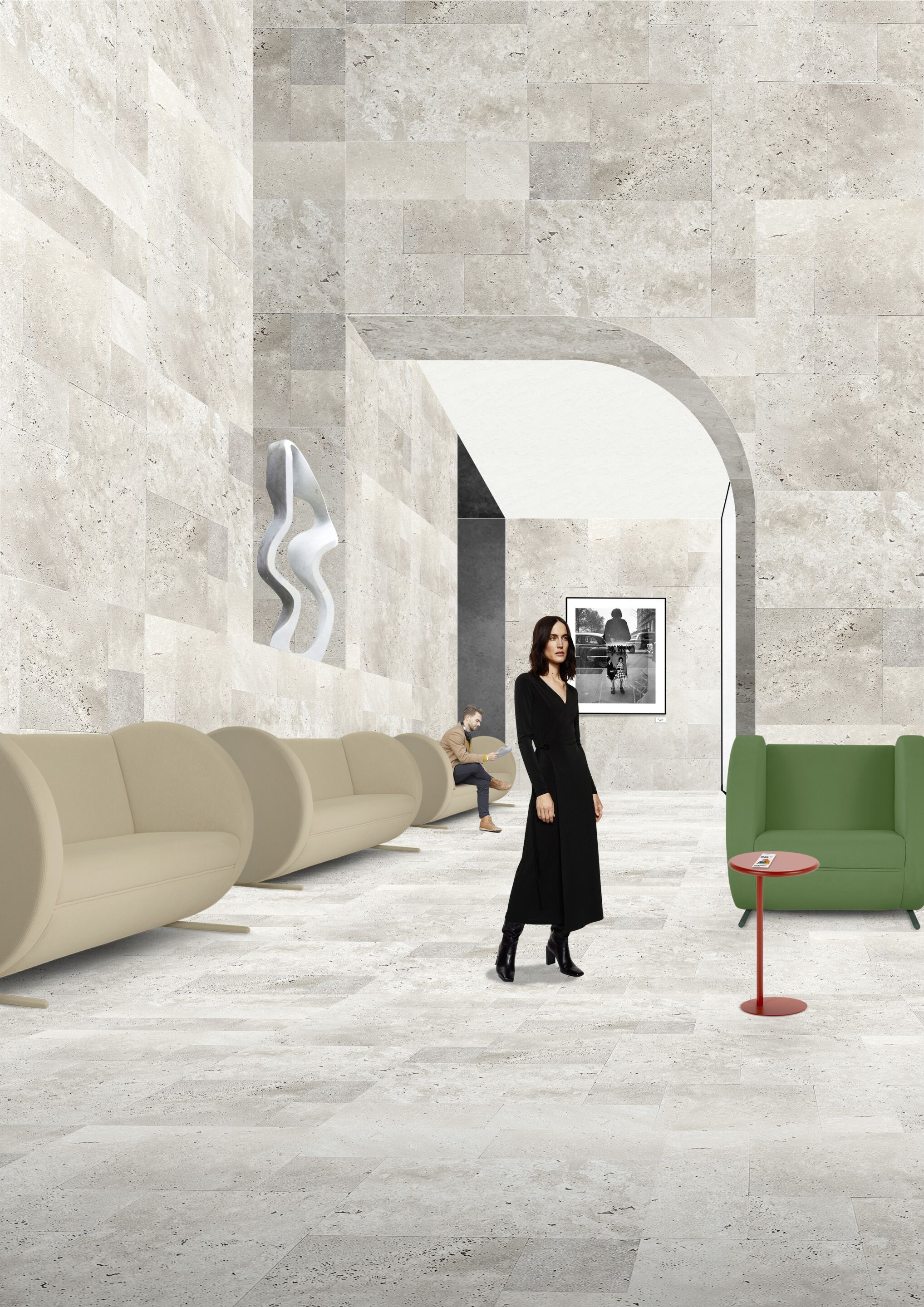 3-местный диван с подлокотниками Adrenalina ARCH-00072978 - Вид №2