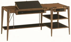 Roche Bobois Письменный стол из массива дерева с ящиками Nouveaux classiques