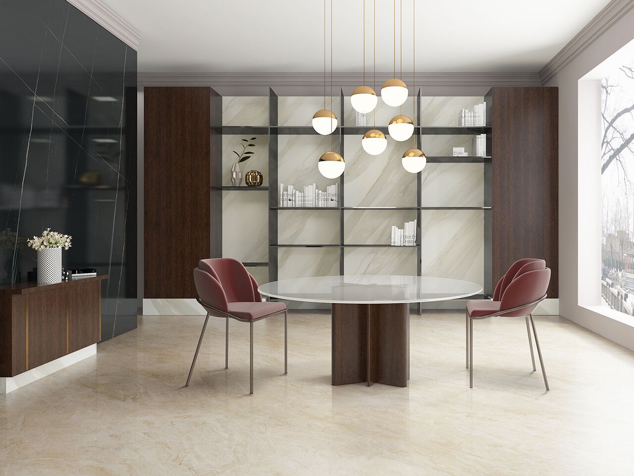 Пол / керамогранит с мраморным эффектом GANI MARBLE TILES ROMAN JADE ARCH-00051495 - Вид №2