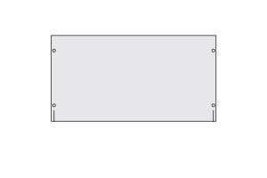 18621037 Сплошная панель , 19, высота 1 U, для шкафов CAE CQE R5PRK1 40093 DKC STI, CQE