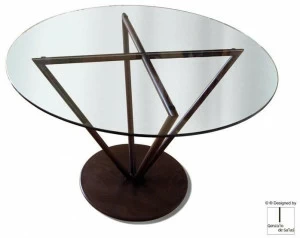 Gonzalo De Salas Круглый стеклянный стол