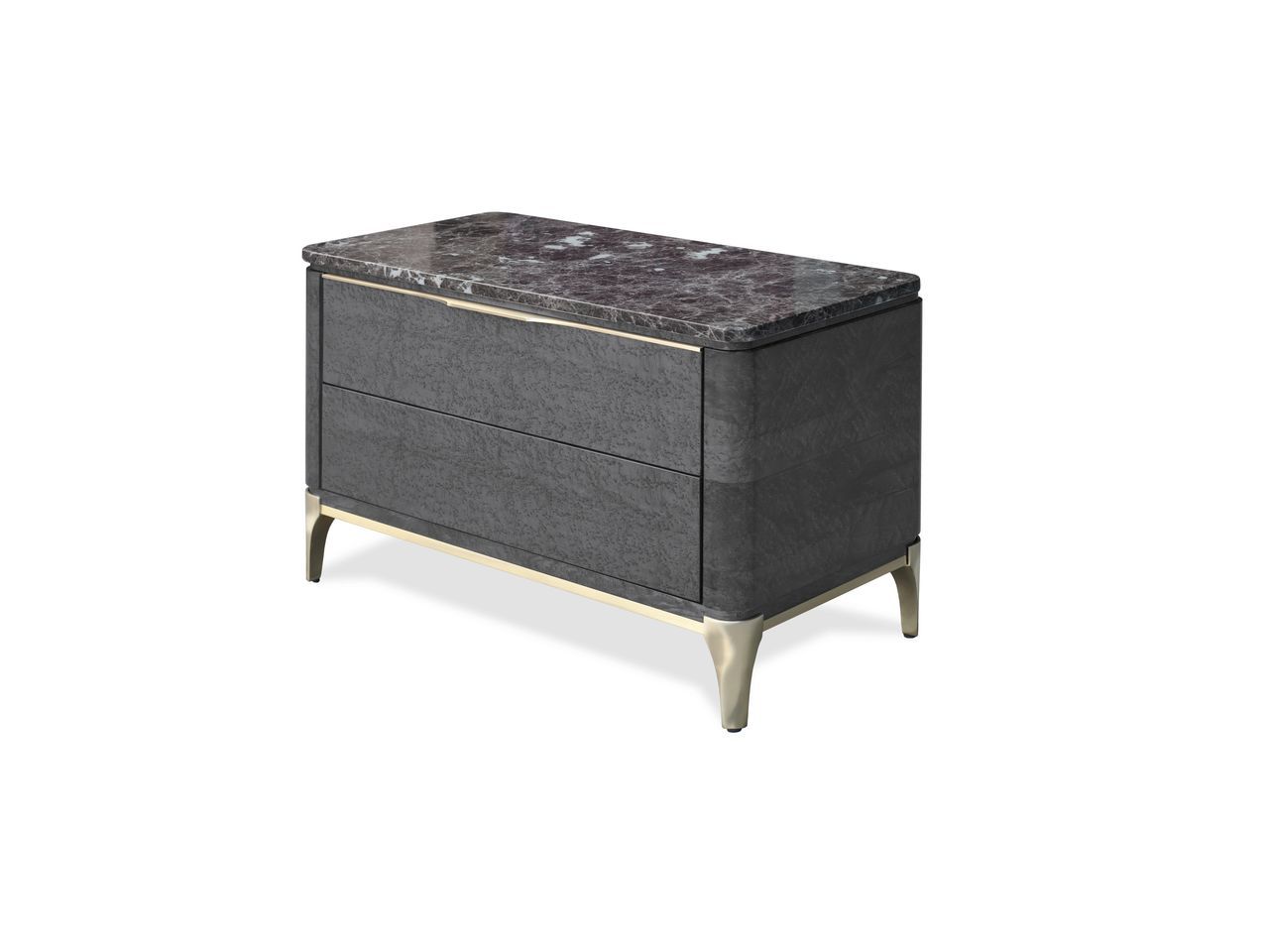 Деревянная и мраморная тумбочка с ящиками Hurtado Evolution ARCH-00067609 - Вид №1