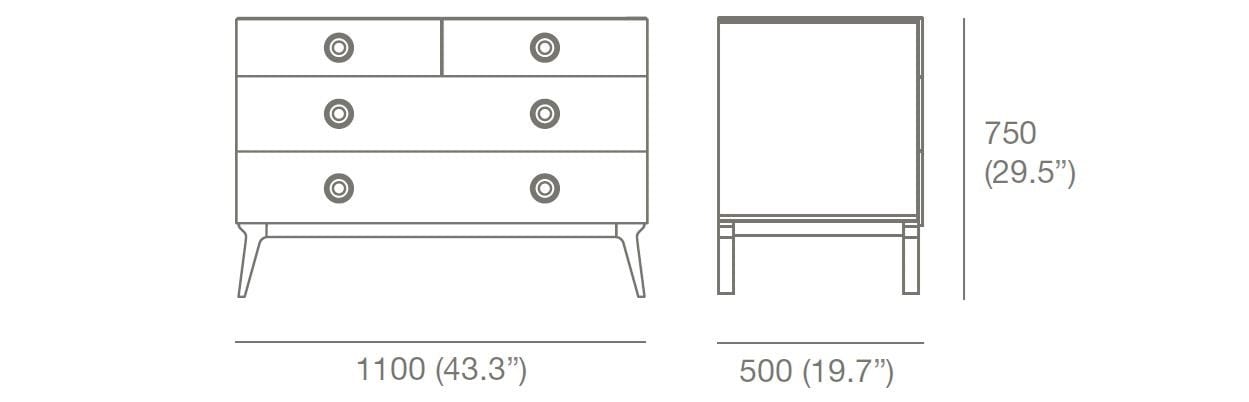 Комод венге Case Valentine ARCH-00082660 - Вид №2