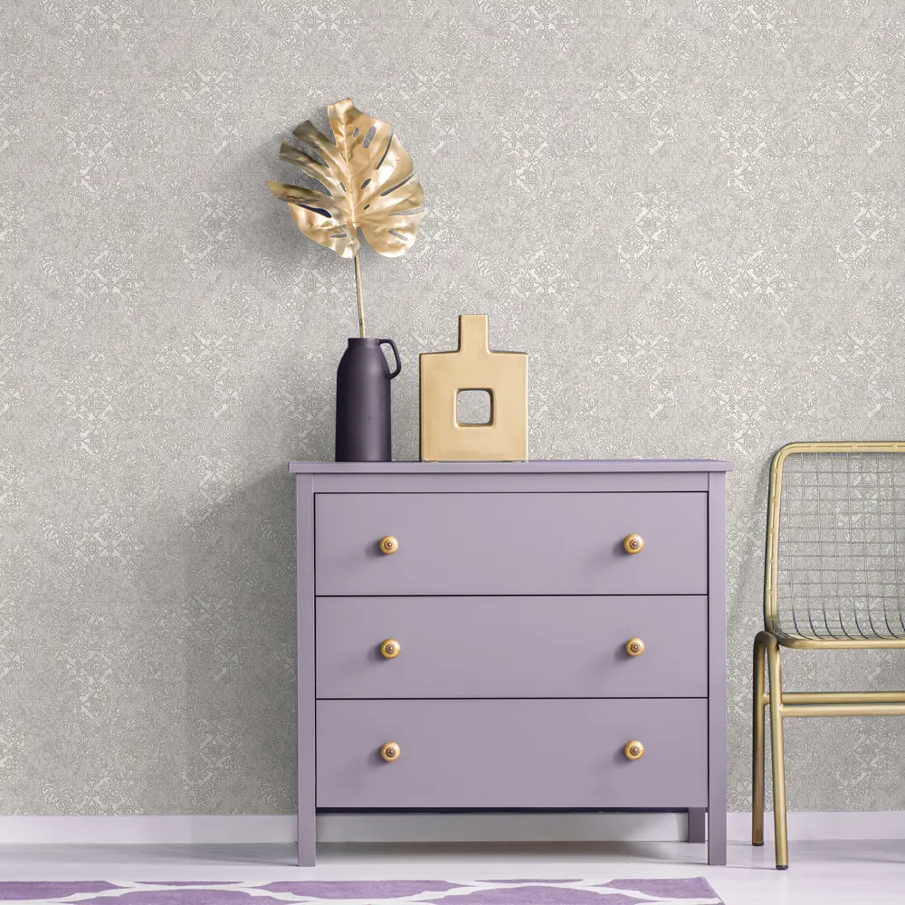 Обои флизелиновые Victoria Stenova Bosfor серые 1.06 м 889257 STLM-2194983 - Вид №2