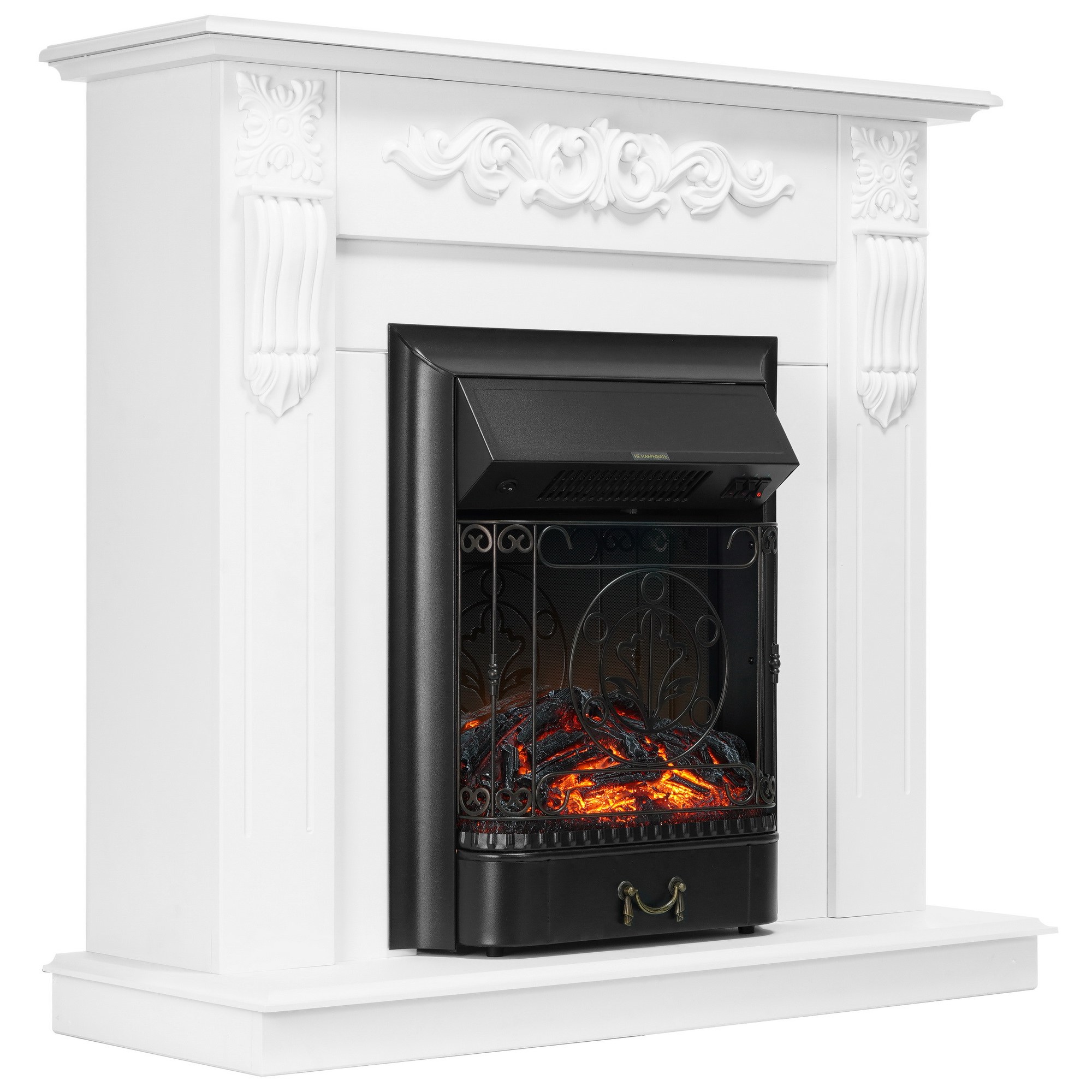 9911058 Каминокомплект RealFlame Dominica STD/EUG WT + Maj Lux STDN-0050486