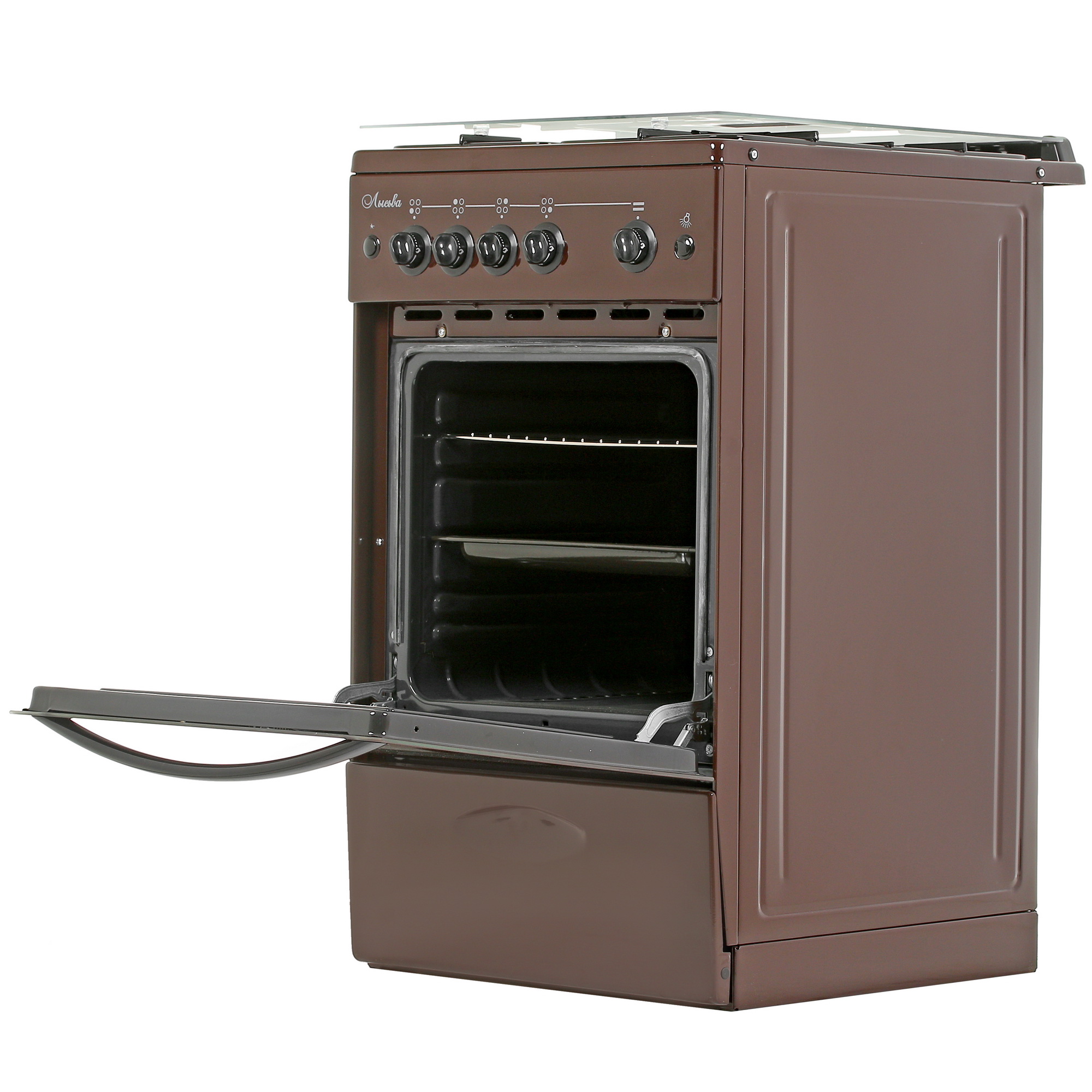 1155449 Газовая плита Лысьва ГП 400 МС -2у коричневый STDN-0030916 - Вид №4