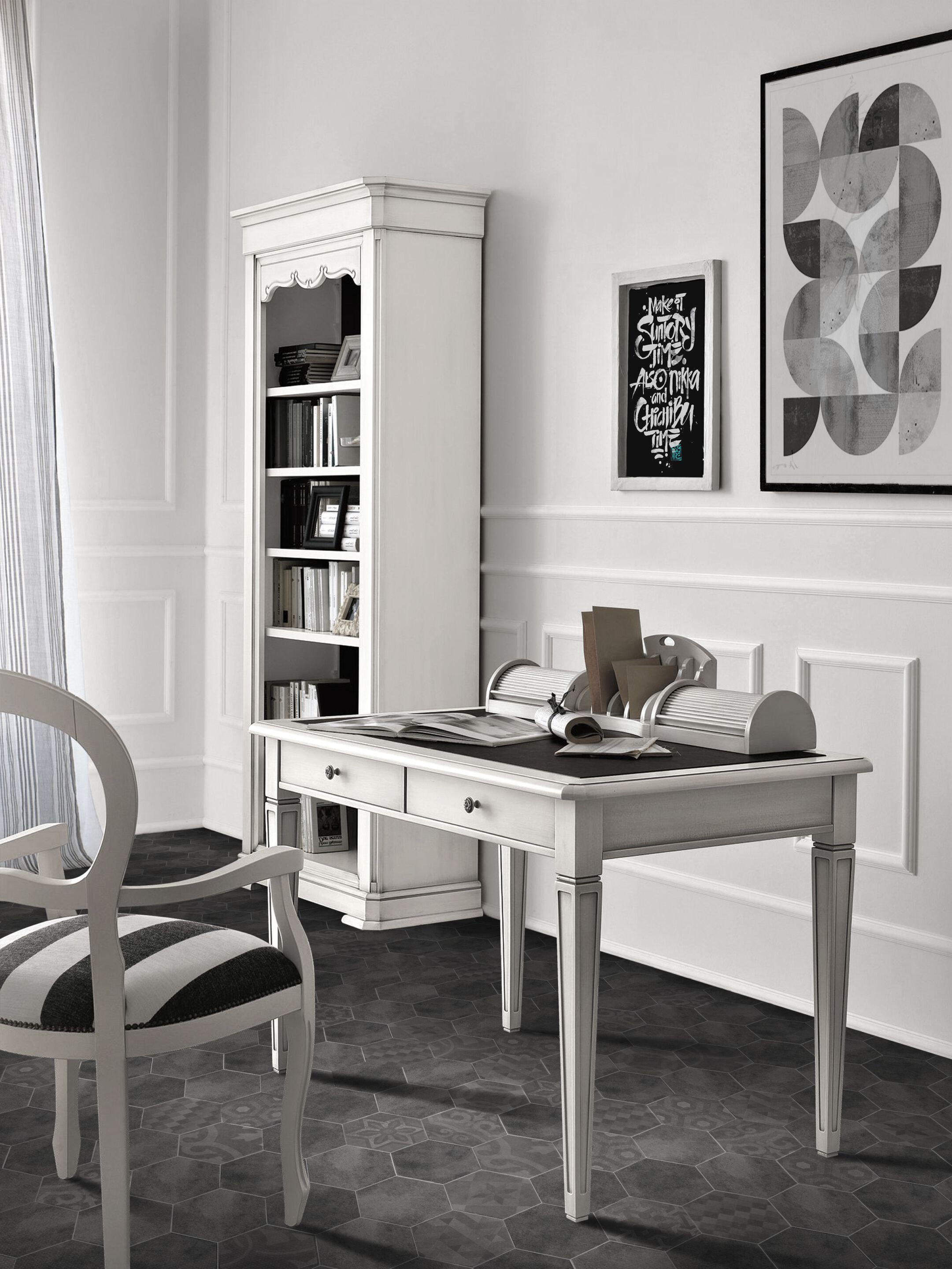 Пол / керамогранит с эффектом цемента KERADOM ESAGONE CEMENTI ARCH-00020918 - Вид №5