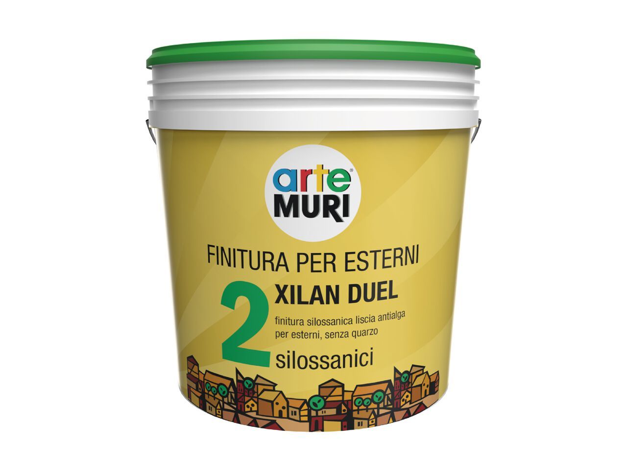 Гладкая силоксановая отделка для наружного применения без кварца Fornaci Calce Grigolin arteMURI ARCH-00101746 - Вид №1