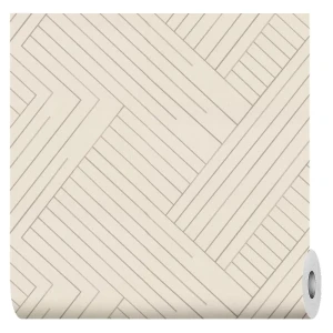 Флизелиновые обои Vog Collection Leo светло-бежевые с текстурным рисунком 89418762