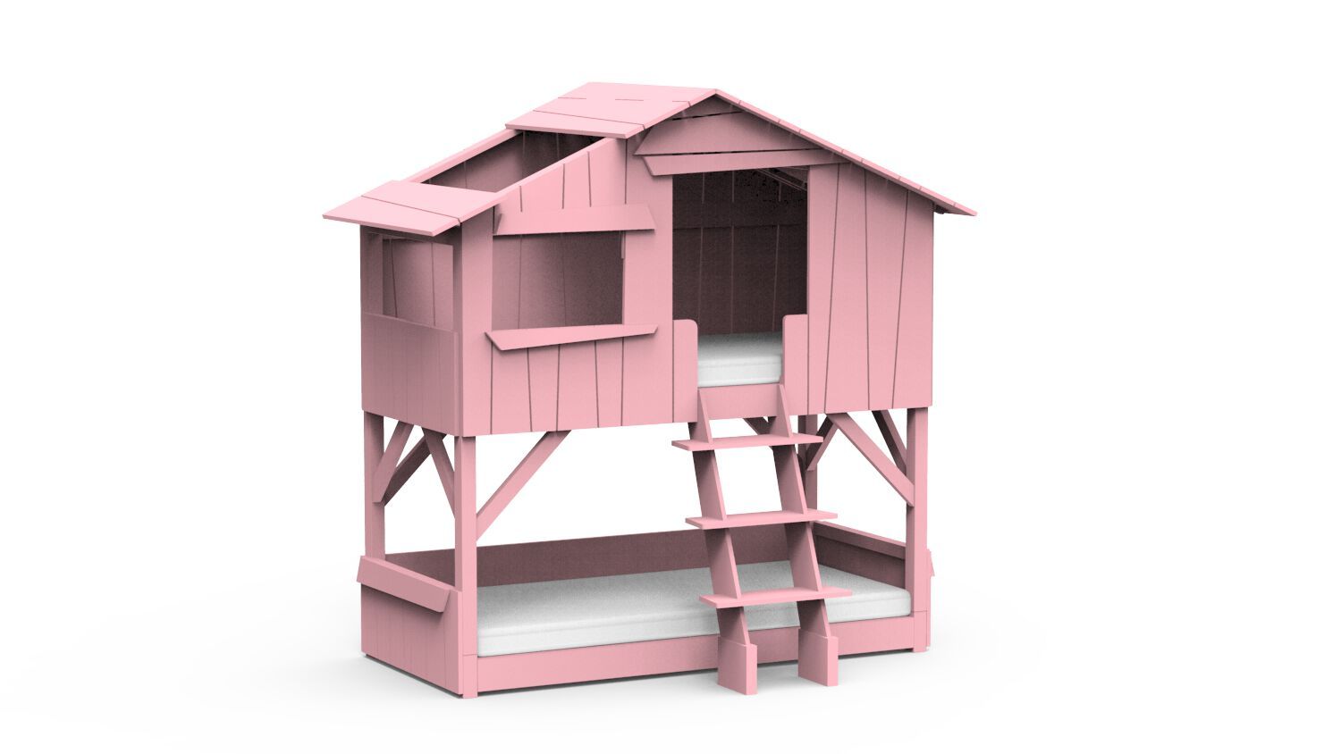 Двухъярусная кровать из МДФ Mathy by Bols TREEHOUSE BEDS &amp ARCH-00140859 - Вид №22