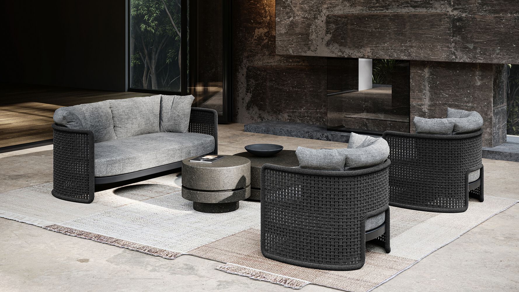 Садовое кресло с подлокотниками SNOC Miura ARCH-00095271 - Вид №4