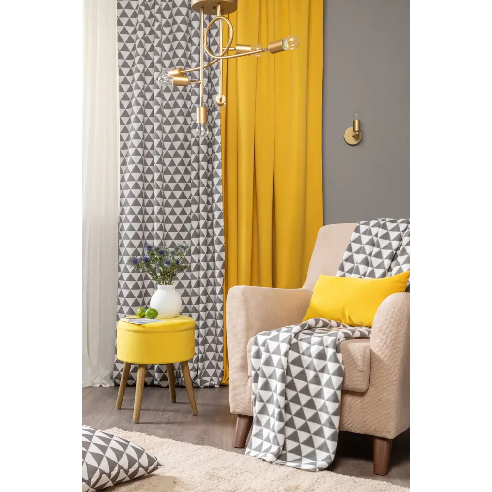 Штора на ленте Chamlang 200x280 см цвет жёлтый INSPIRE STLM-2087486 - Вид №4