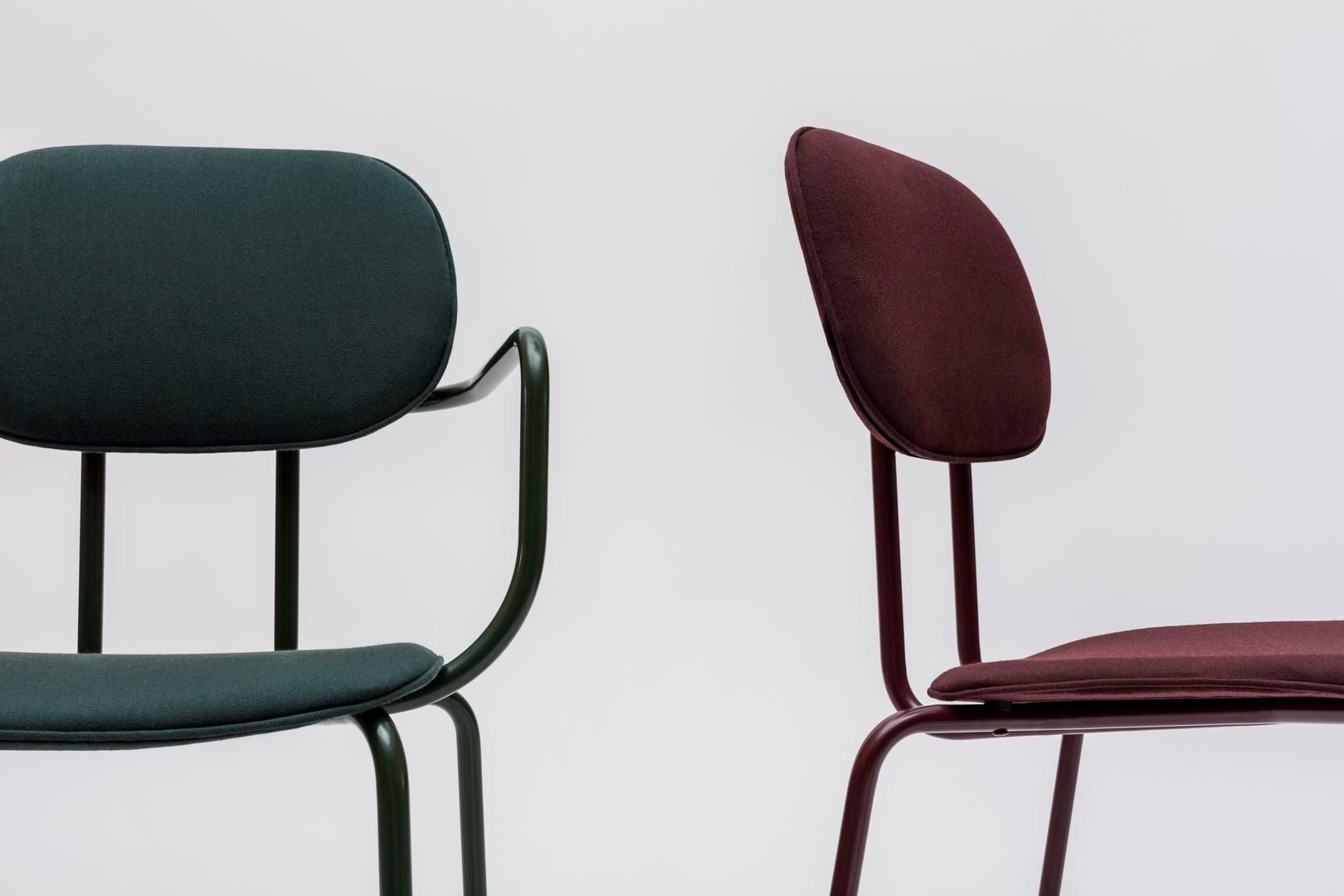 Высокий табурет из ткани с подставкой для ног MDD New School ARCH-00110353 - Вид №11