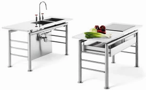 Opinion Ciatti Отдельностоящий кухонный модуль из стали Axis