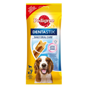 Т00007604 Лакомство для собак Denta Stix для ухода за зубами для средних и крупных пород 180г PEDIGREE