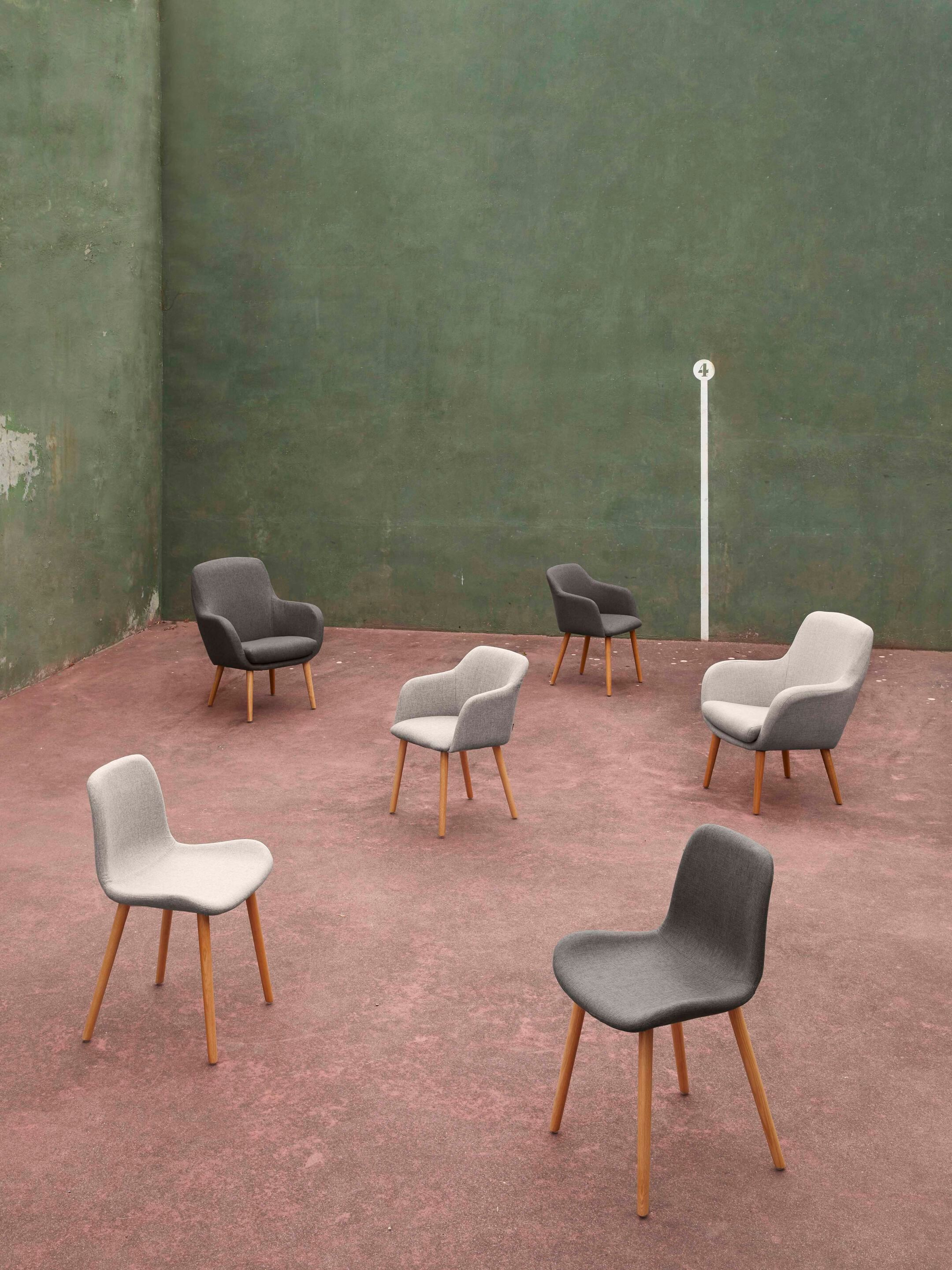 Тканевое кресло с подлокотниками Pilma NIMES ARCH-00034267 - Вид №3