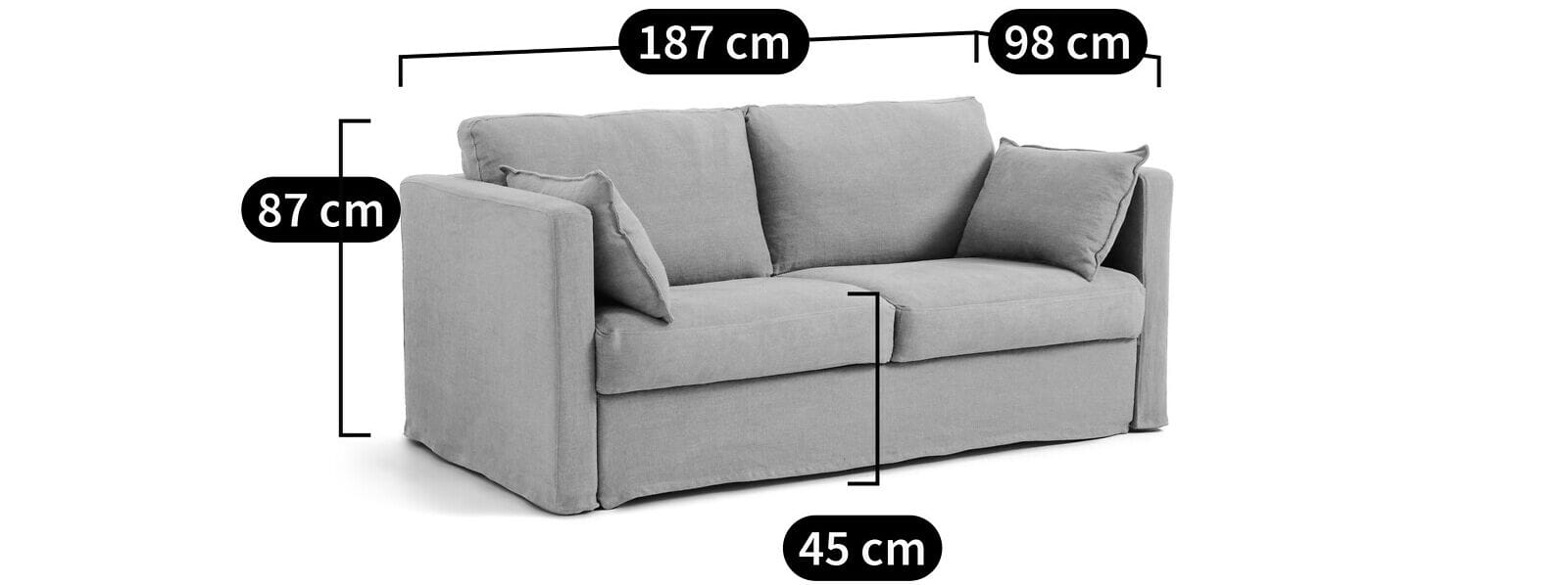 Ткань раскладной диван-кровать AMPM Neo Kinkajou ARCH-00066353 - Вид №10