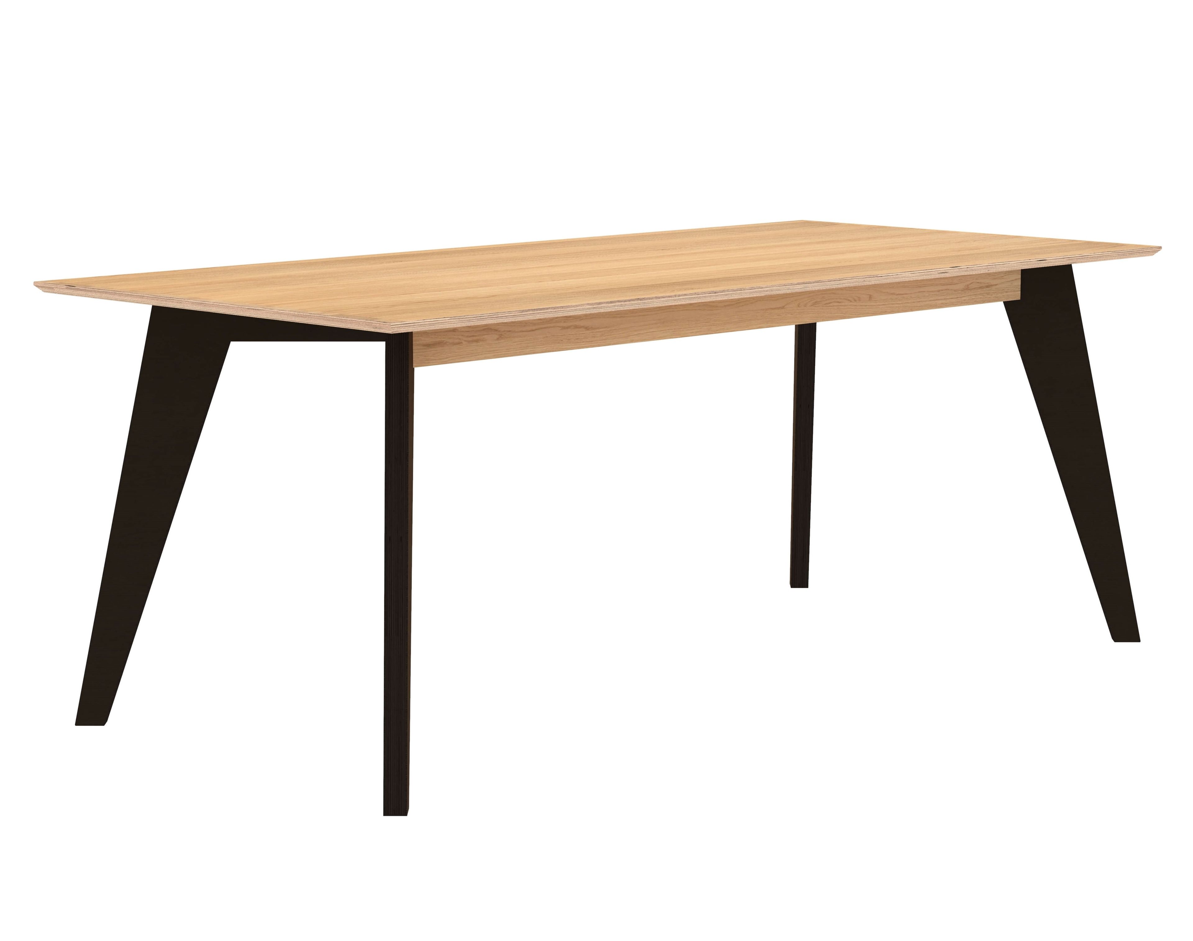 Прямоугольный обеденный стол из фанеры Radis Huh ARCH-00046970 - Вид №1