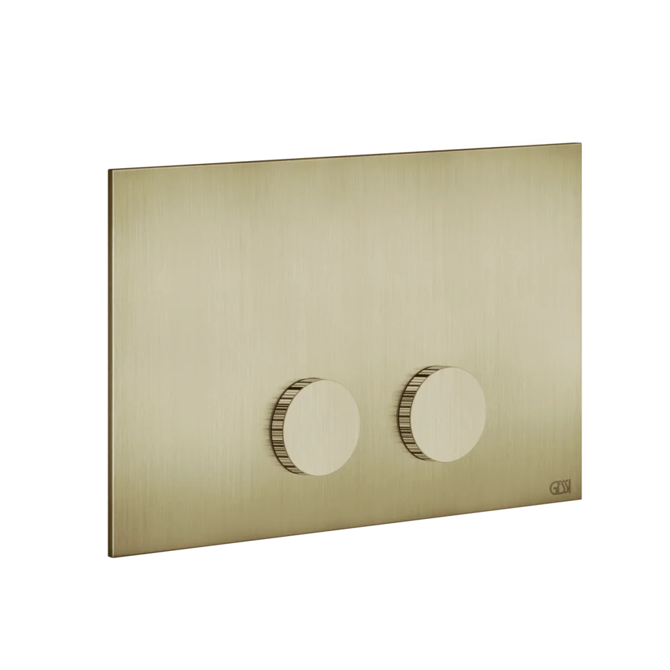 Запорная пластина 54635 727 Gessi Ingranaggio ЛАТУНЬ МАТОВАЯ PVD 54635727