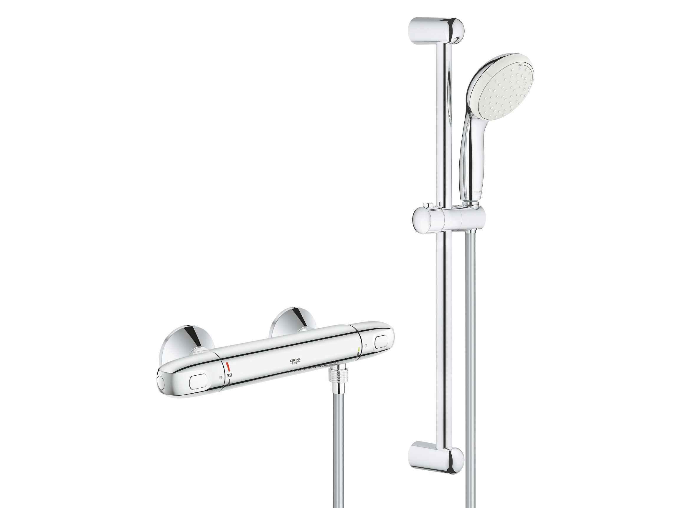 Термостатический наружный смеситель для душа с ручным душем Grohe Grohtherm 1000 ARCH-00007491