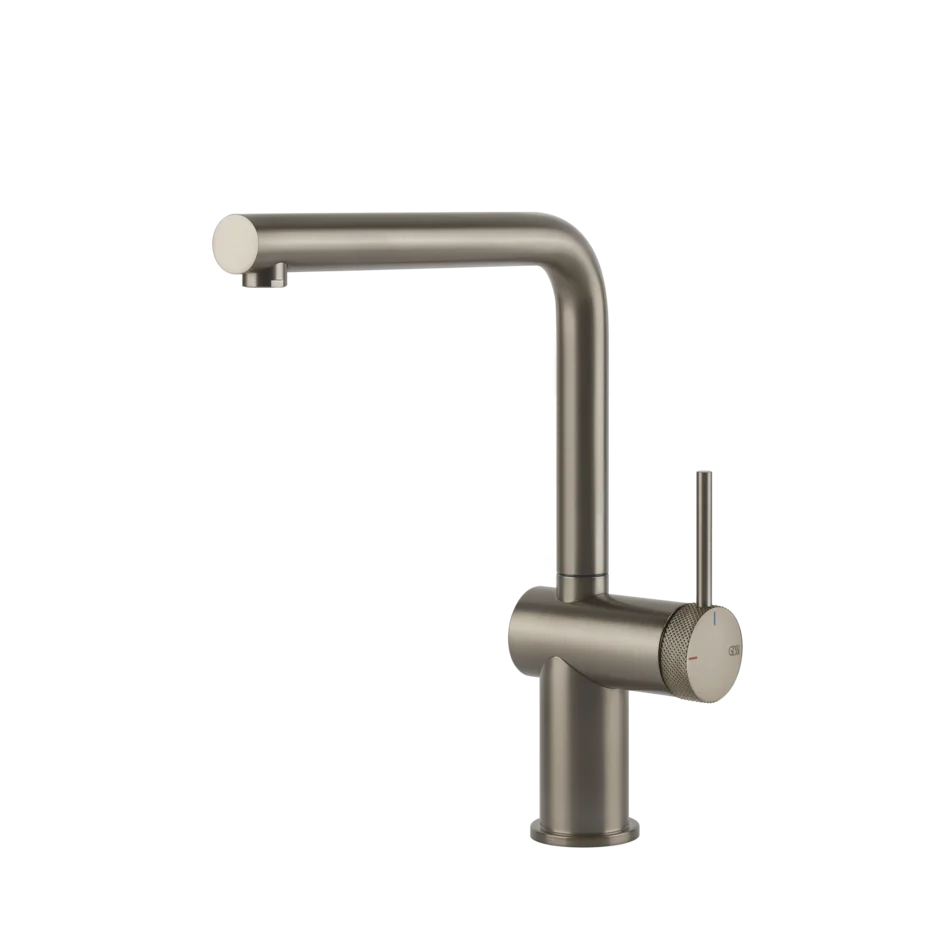 Смеситель для раковины 60471 149 Gessi Inedito МАТОВЫЙ НИКЕЛЬ FINOX 60471149