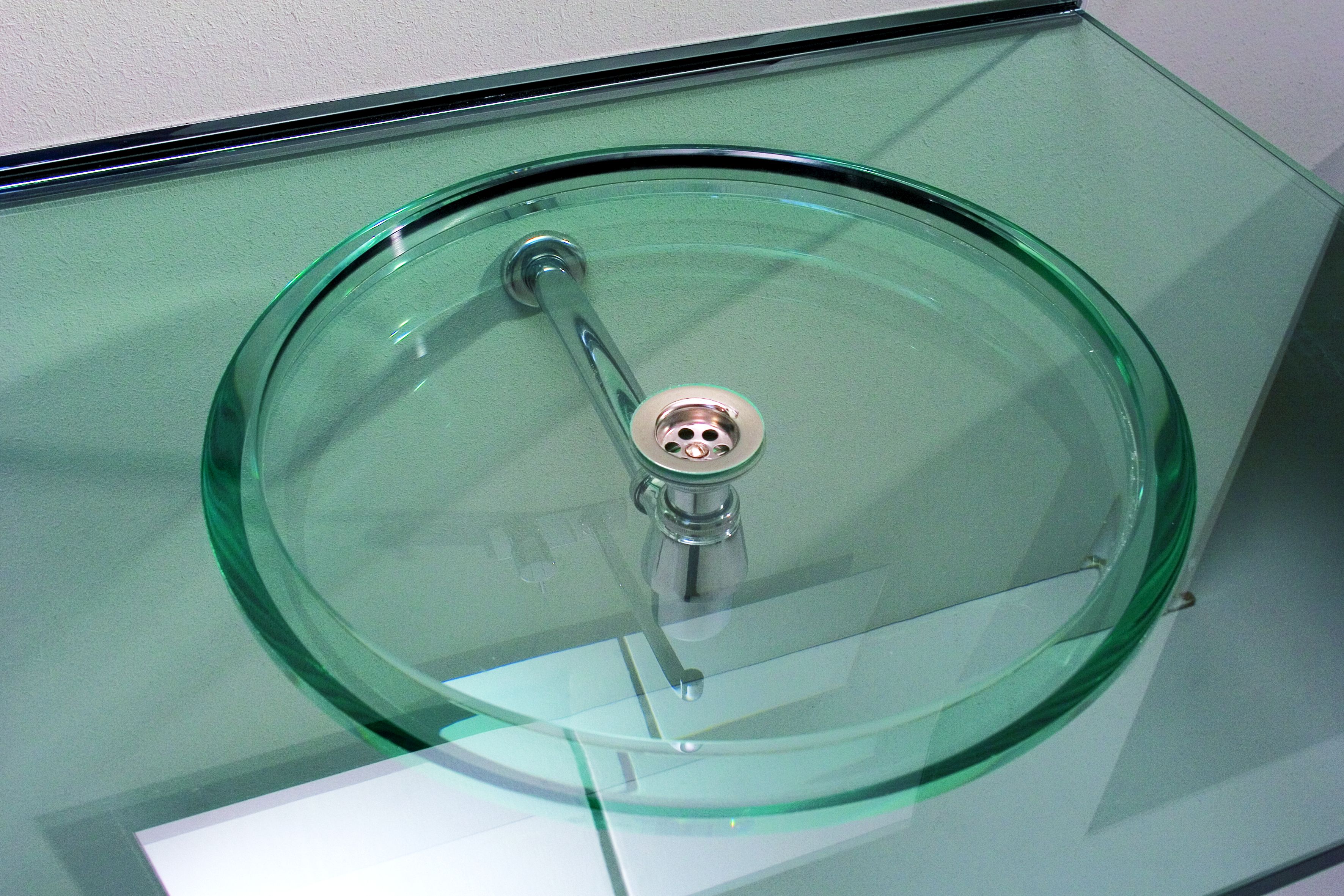 Кристалл прямоугольный одиночный подвесной умывальник Rapsel Nost ARCH-00035184 - Вид №2