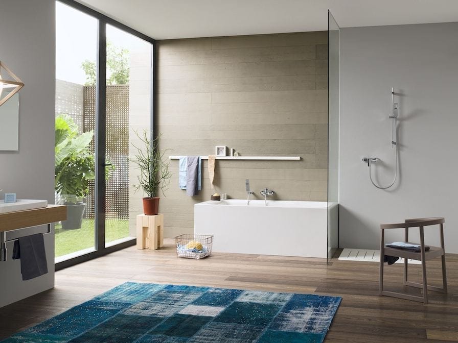 Настенный смеситель для ванны с ручным душем Nobili Acquaviva ARCH-00031222 - Вид №2