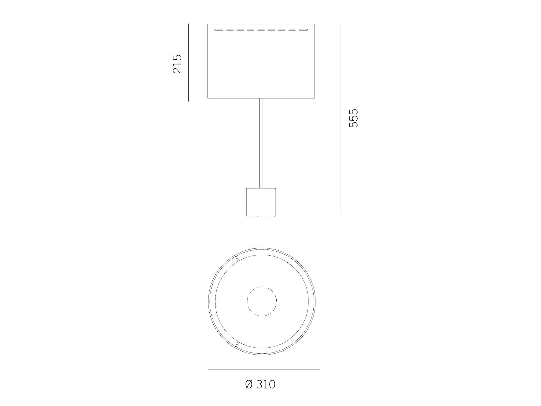 Металлическая и шелковая настольная лампа Kalmar Kilo ARCH-00093853 - Вид №3