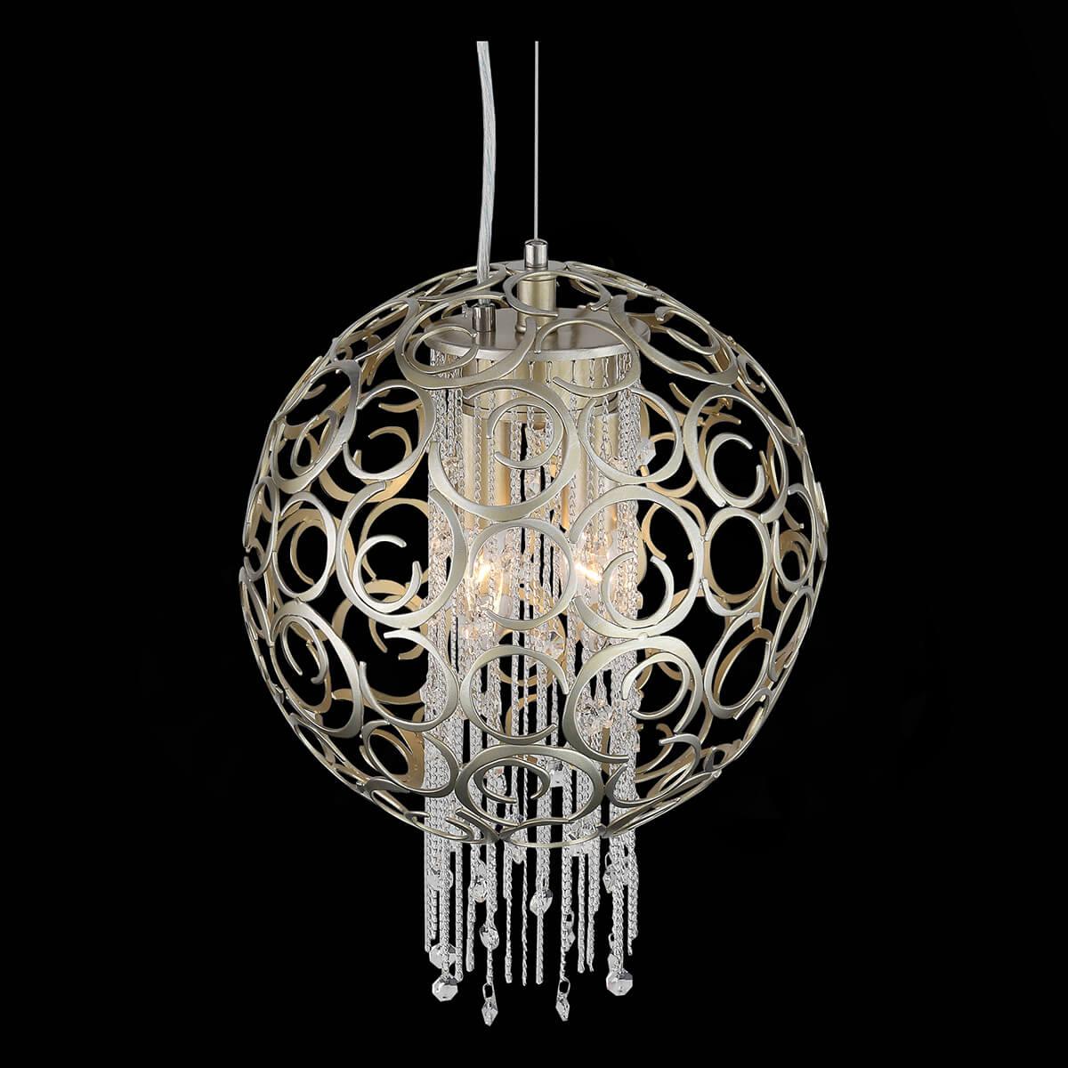 Люстра хрустальная подвесная бежевая ST Luce Dolcima SL1101.203.02 ST LUCE ДИЗАЙНЕРСКИЕ, DOLCIMA 00-3834388 Бежевый;прозрачный  - Вид №1