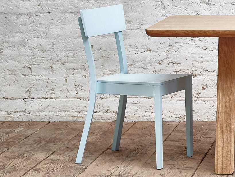 Деревянный стул с мягким сиденьем TON ARCH-00035137 - Вид №4