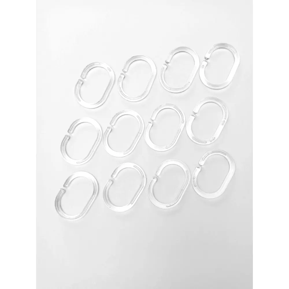 Кольца для шторы в ванную Primanova цвет прозрачный 12 шт STLM-2050964 - Вид №3