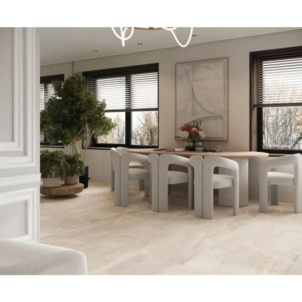 Керамогранит Laparet Mainstream 60x60 см 1.44 м² полированный цвет бежевый STLM-2025361 - Вид №5