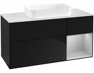 Villeroy&Boch Тумба под раковину Прямоугольная версия F711GJPH Finion Glossy Black Lacquer