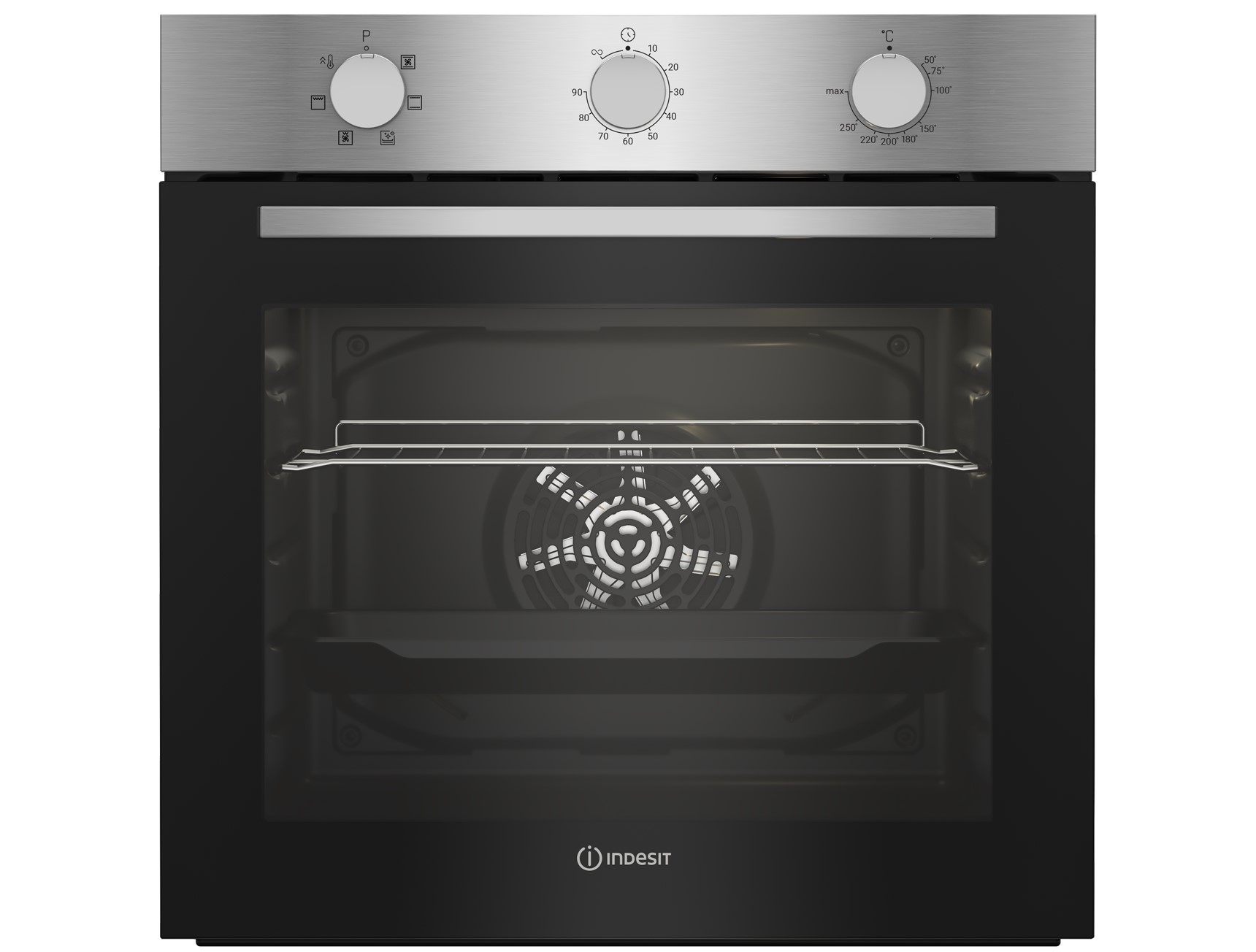 9106631 Электрический духовой шкаф Indesit IBFTE 3634 IX серебристый STDN-0127505