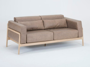 2-местный кожаный диван