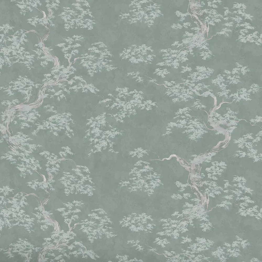 Обои флизелиновые Wallsecret Comfort Bonsai мятные 1.06 м 9156-25 STLM-2046327