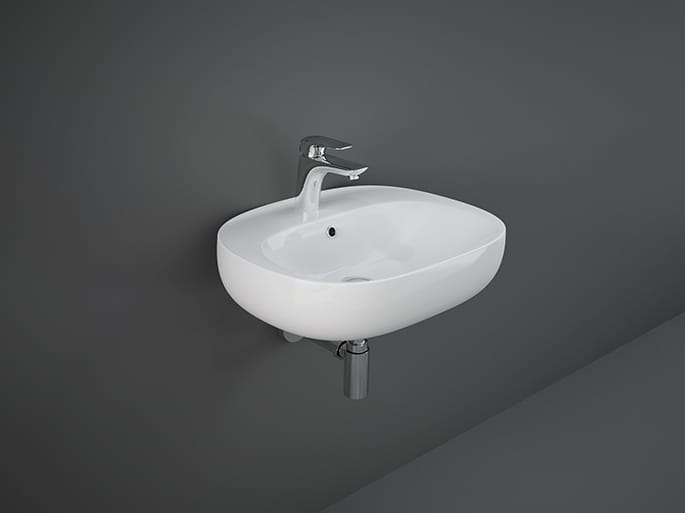 Керамическая овальная подвесная раковина RAK Ceramics RAK-Illusion ARCH-00126794 - Вид №2