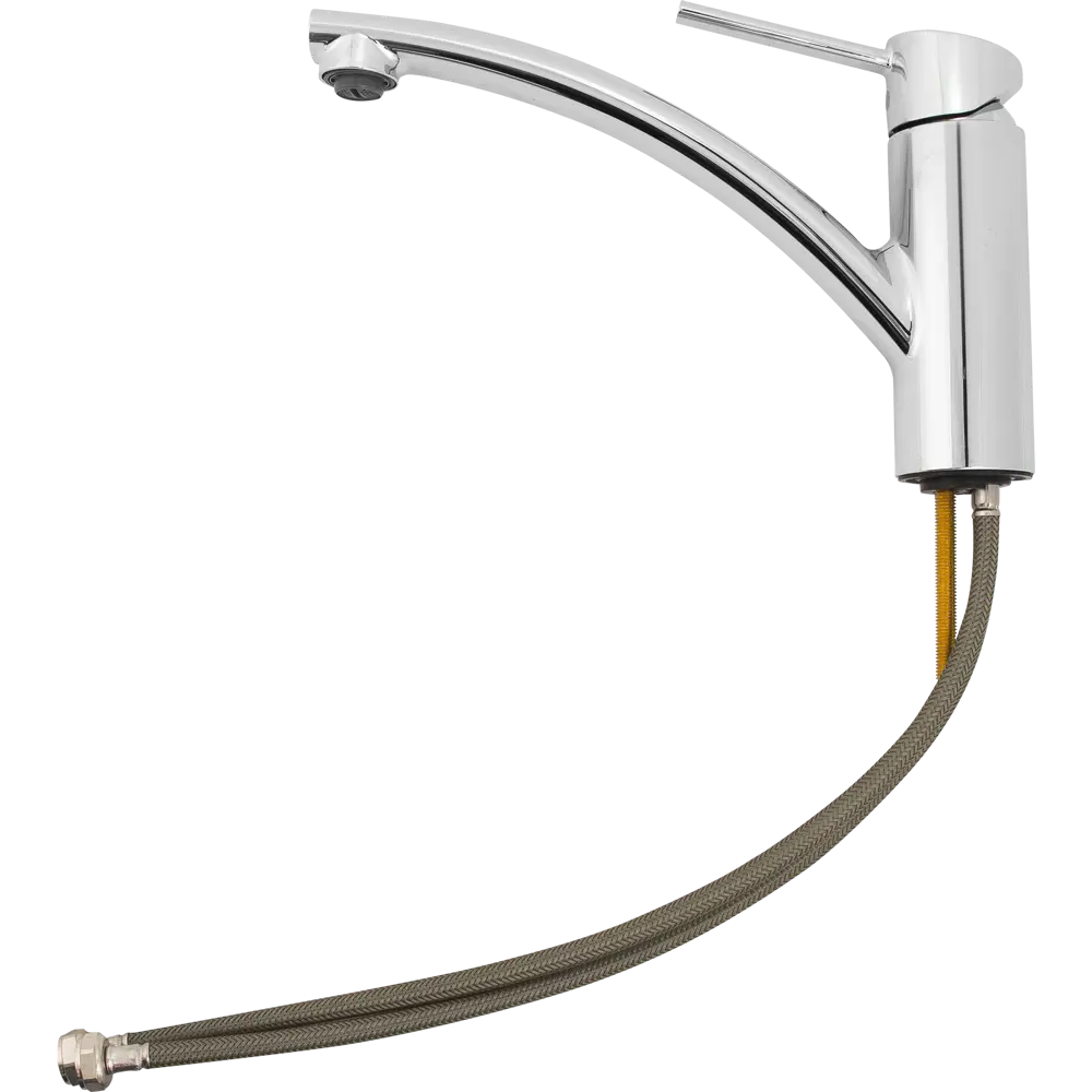 Смеситель для мойки GROHE Swift New с низким изливом, латунь, цвет серебристый STLM-2061147 - Вид №2