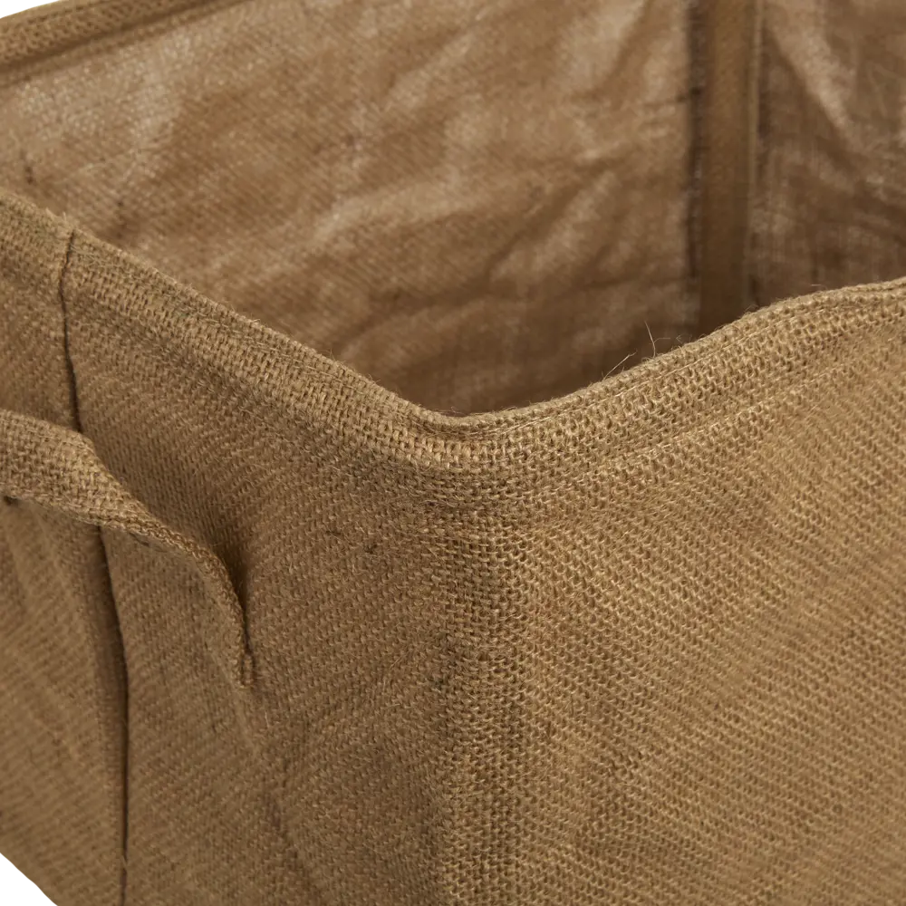 Ящик Kub TD668, 390x290x260 мм, 29 л, джут, цвет соломенный STORIDEA STLM-2065707 - Вид №3