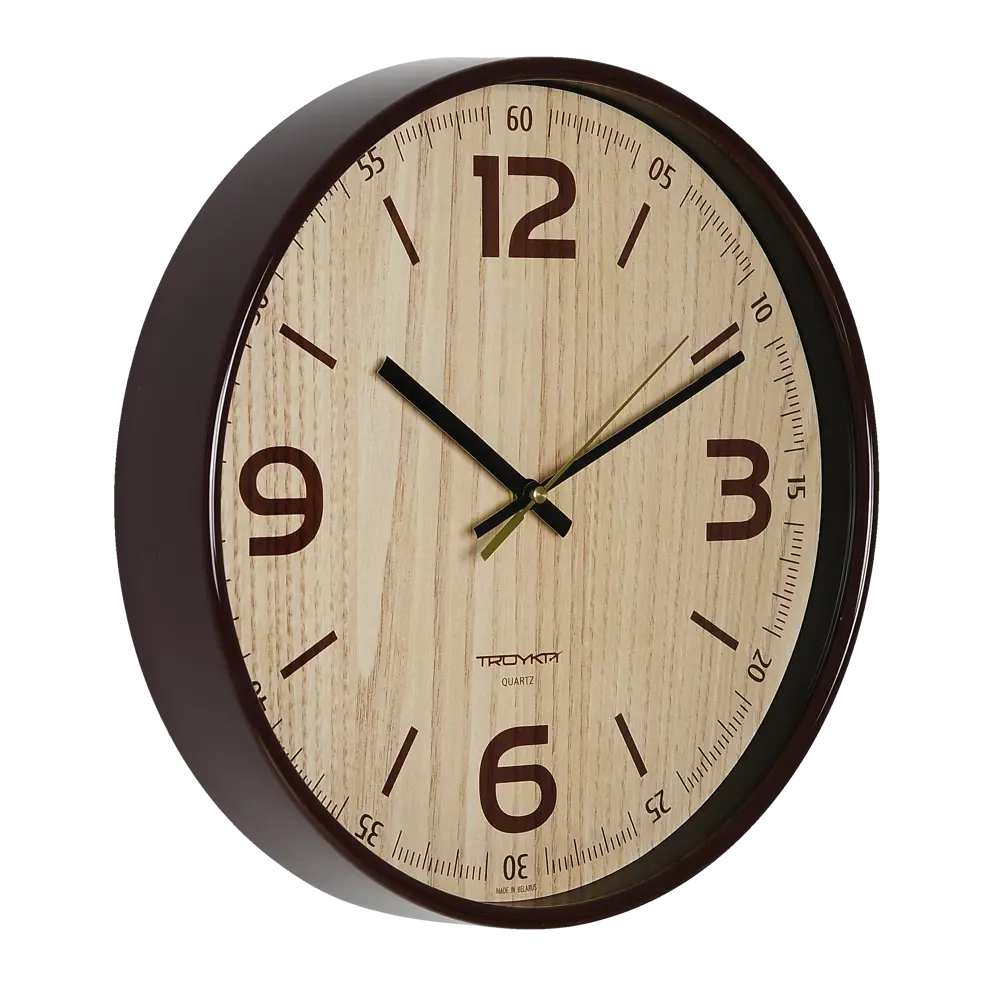 Часы настенные, цвет натуральное дерево, диаметр 30 см 82482641 STLM-2207116 Santreyd  - Вид №2