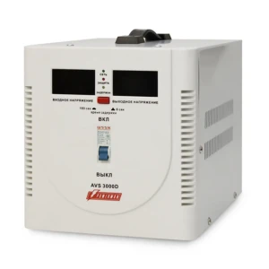 91980921 Стабилизатор напряжения Powerman AVS 3000 D однофазный 3000 ВА 140-260В STLM-1446202