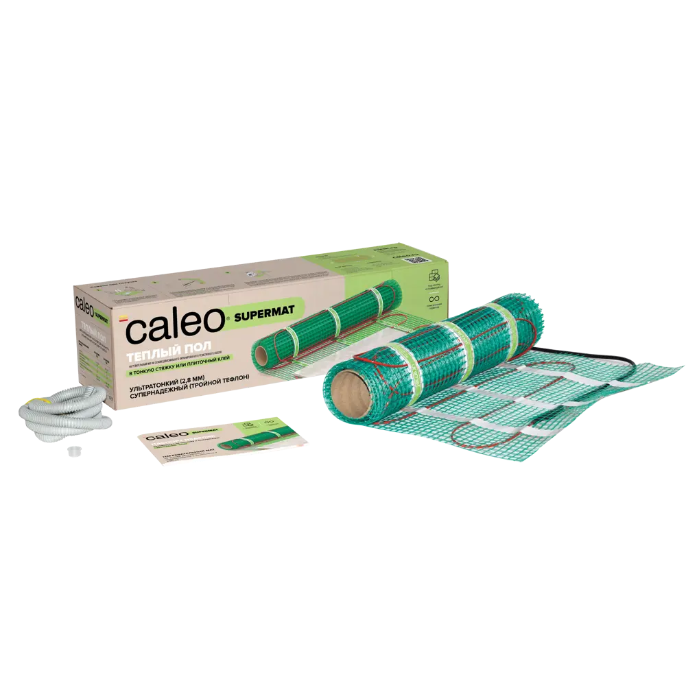 Нагревательный мат для теплого пола Caleo Supermat 0.7 м², 91 Вт STLM-2210170