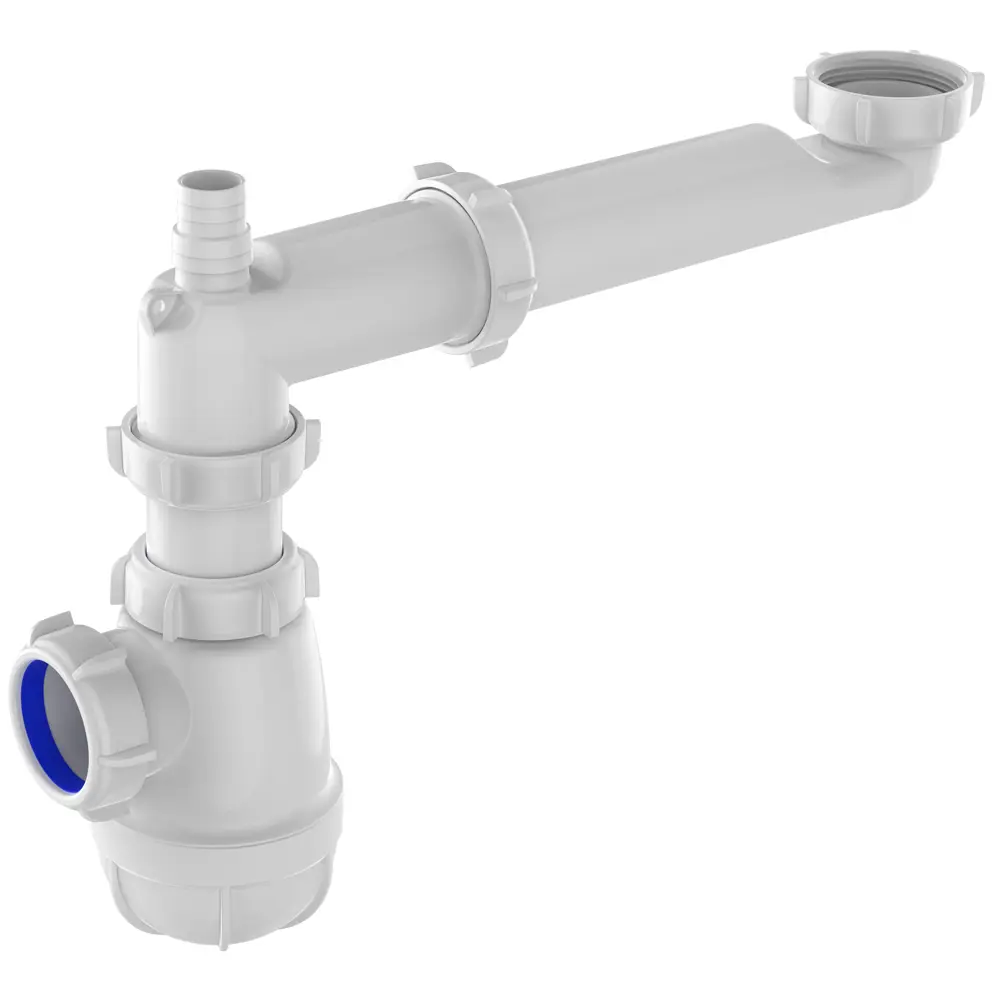 Сифон Equation для раковины поворотный 40 мм в цвете Никель 89209835 STLM-1410125