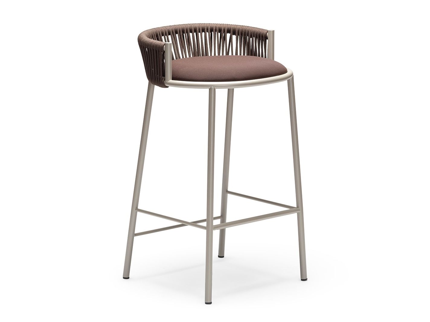 Высокий садовый стул из морской веревки CHAIRS & MORE Millie ARCH-00097341