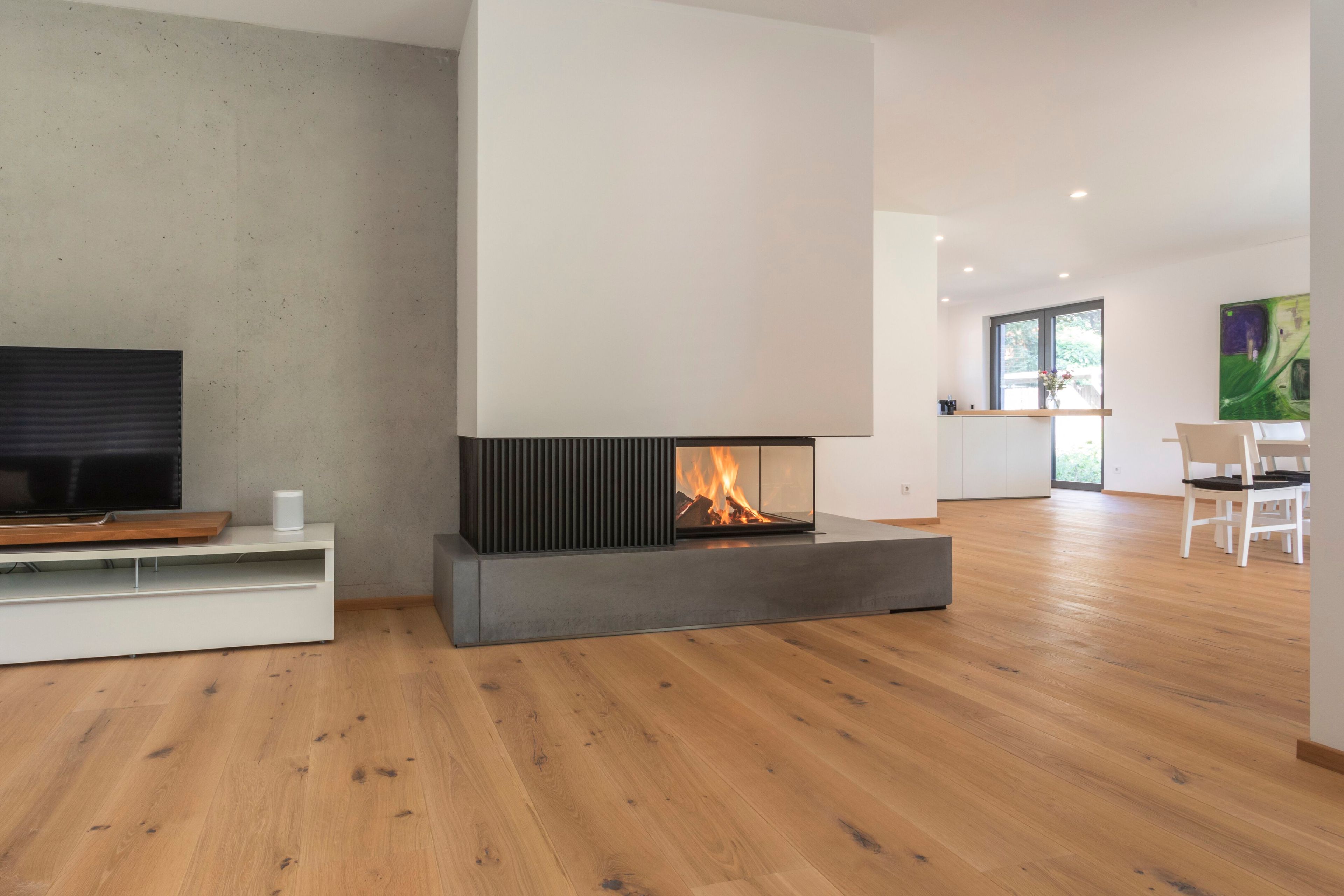 Стальной тройной фасад дровяной камин RÜEGG RIII ARCH-00004600