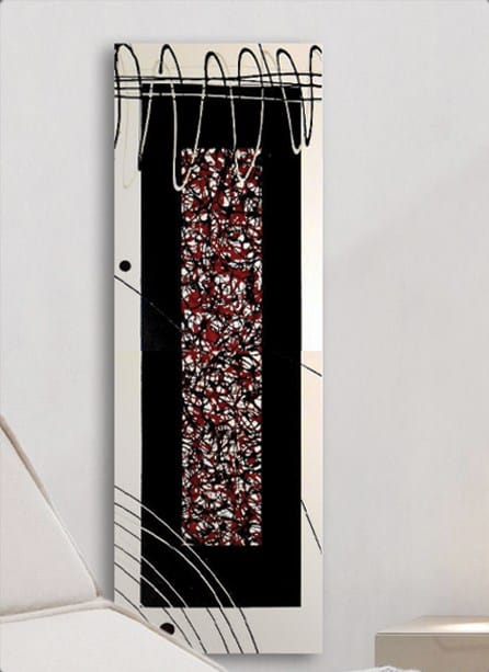 Алюминиевый полотенцесушитель Termo Design текстурная живопись ARCH-00046760 - Вид №26