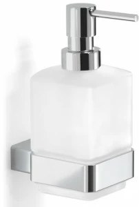 GEDY Настенный дозатор мыла из матового стекла Lounge 5481